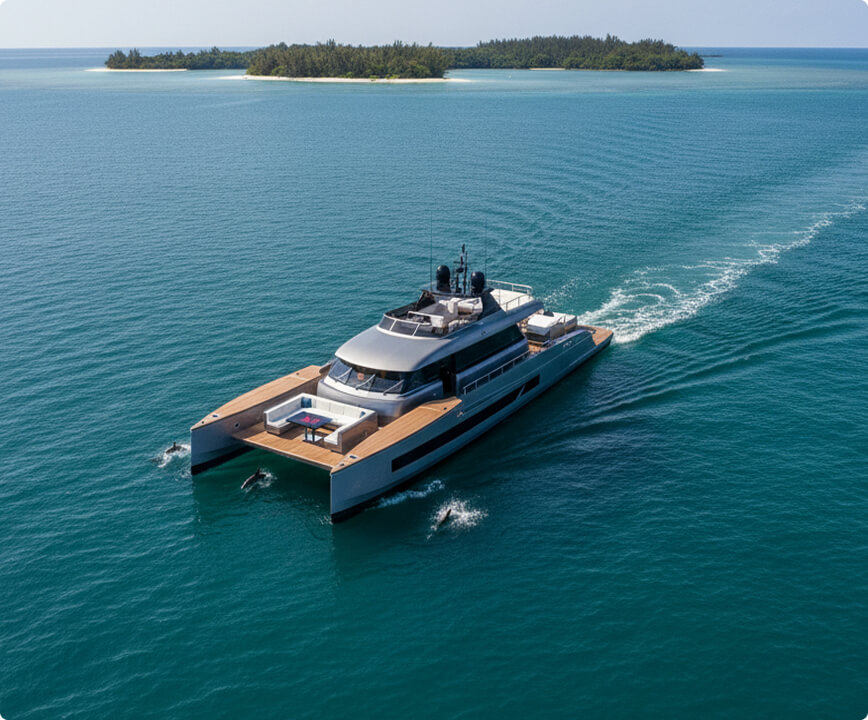 Elite X1: Triple-Deck Super Yacht for Grand Events